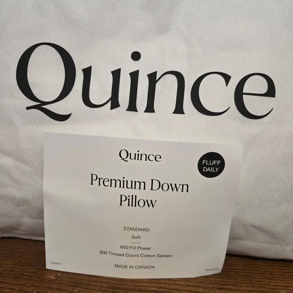 New Quince Premium Duck Down Soft Standard